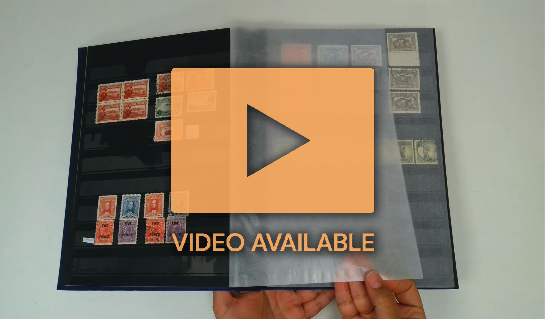 Australia and NZ collection balance in stockbook