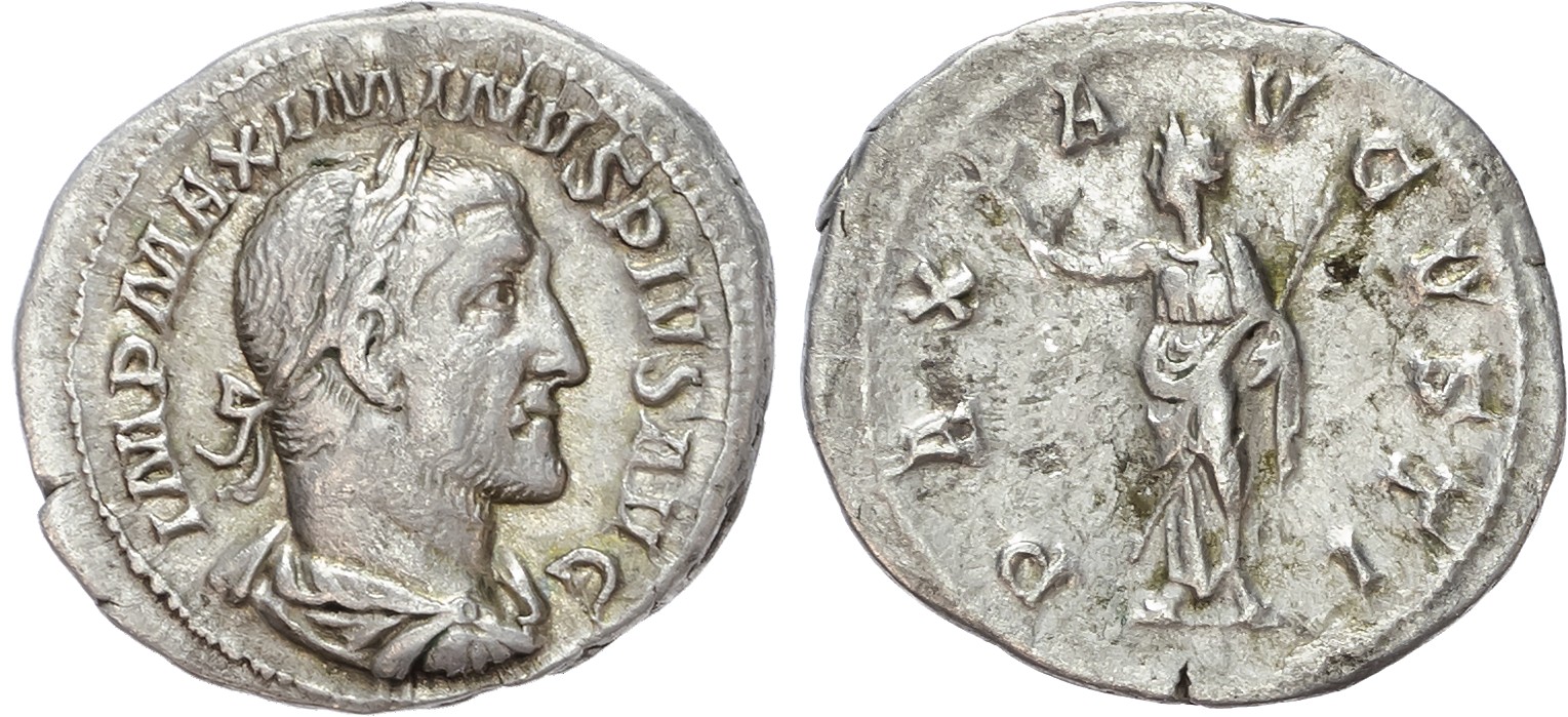 Maximinus Thrax (AD 235-238) AR Denarius, Rome, AD 235, 3.14g. 