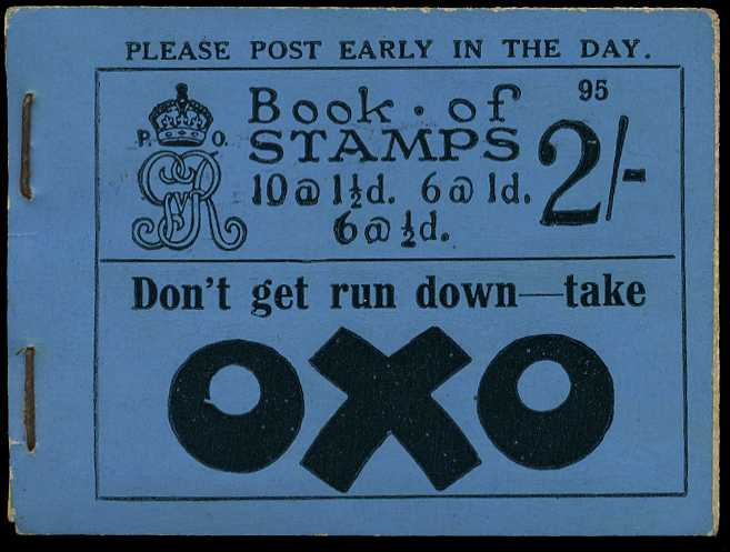1929 (January) 2/- booklet (#95), perfs...