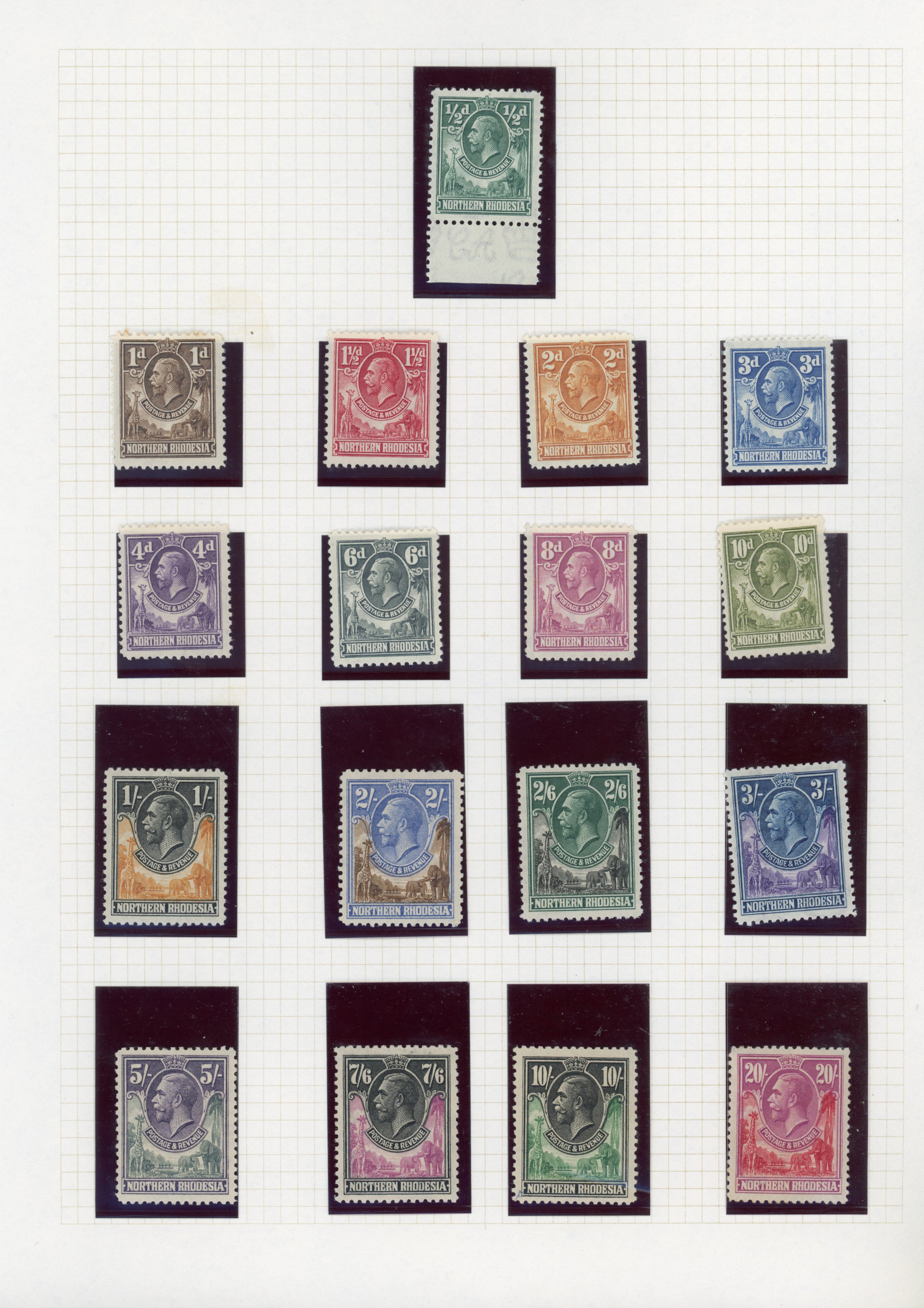 Northern Rhodesia collection mint