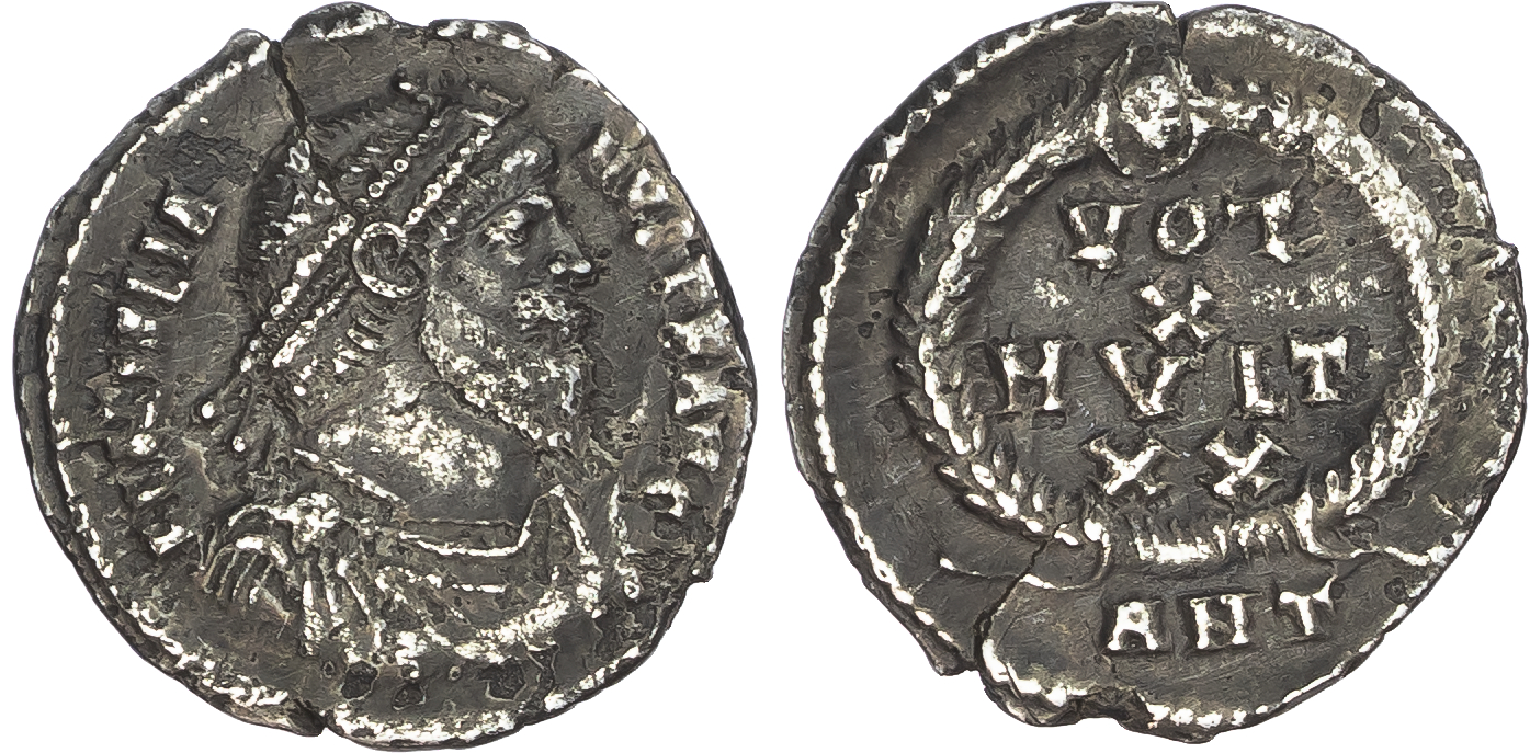 Julian II (AD 360-363) AR Siliqua, Antioch, 1.94g.