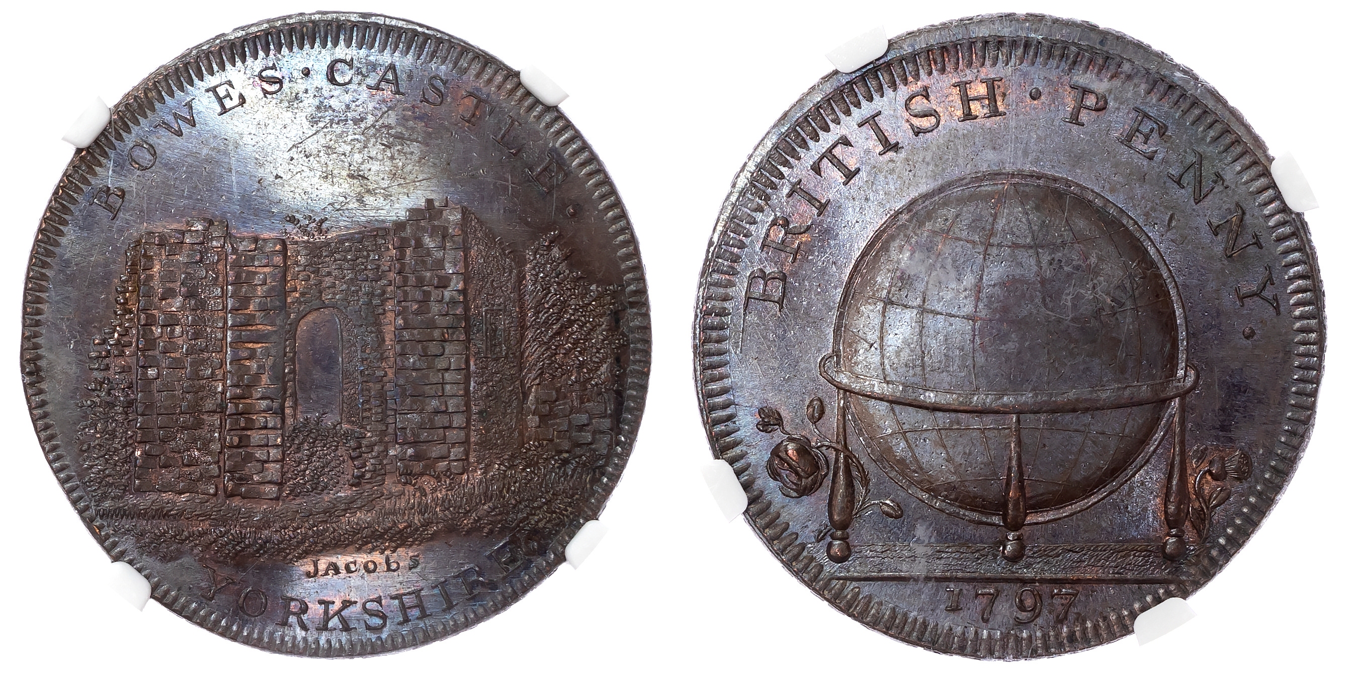 Middlesex, Skidmore, Globe Series, Penny, 1797.