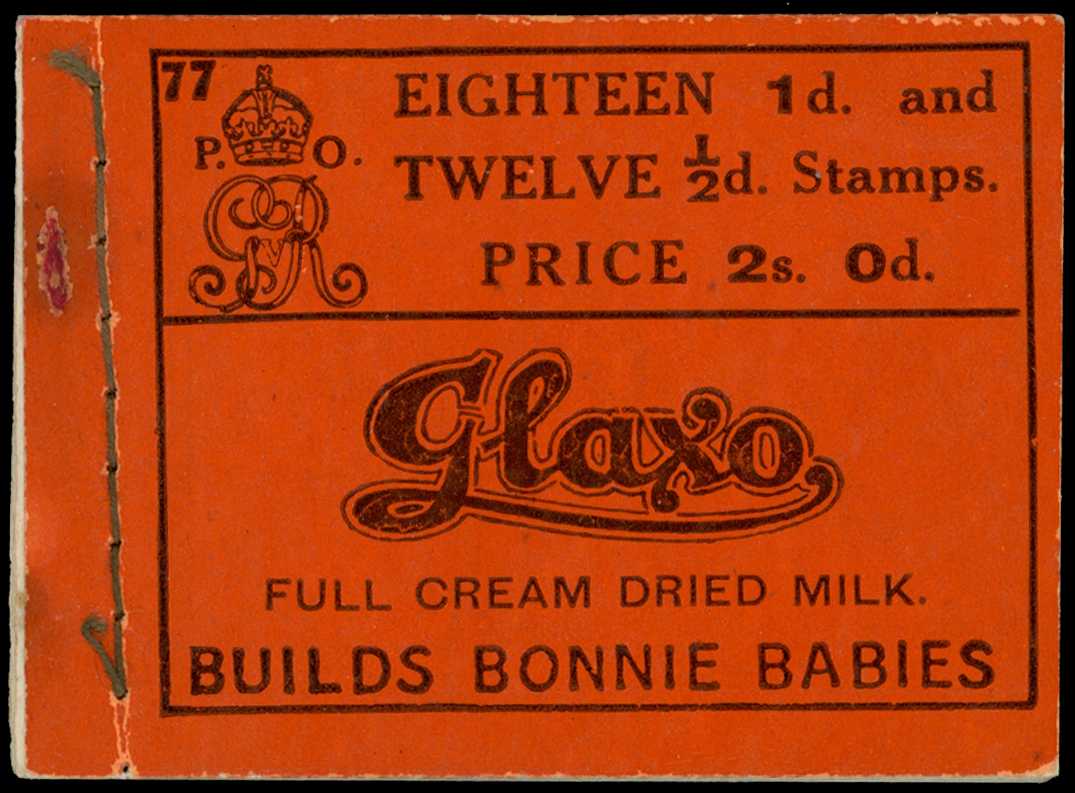 1917 2/- (Edition #77) with perfs mixed,...