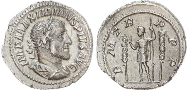 Maximinus Thrax (AD 235-238) AR Denarius, Rome, AD 235, 3.08g. 