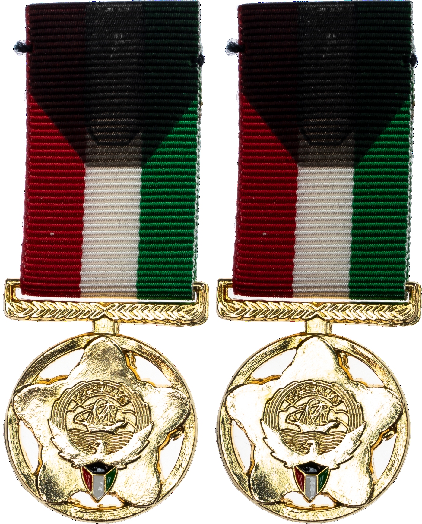 Elizabeth II (1952‑2022), Sovereign, 1958, in set entitled 'Behind Enemy Lines' alongside replica dress
miniature medals (2).