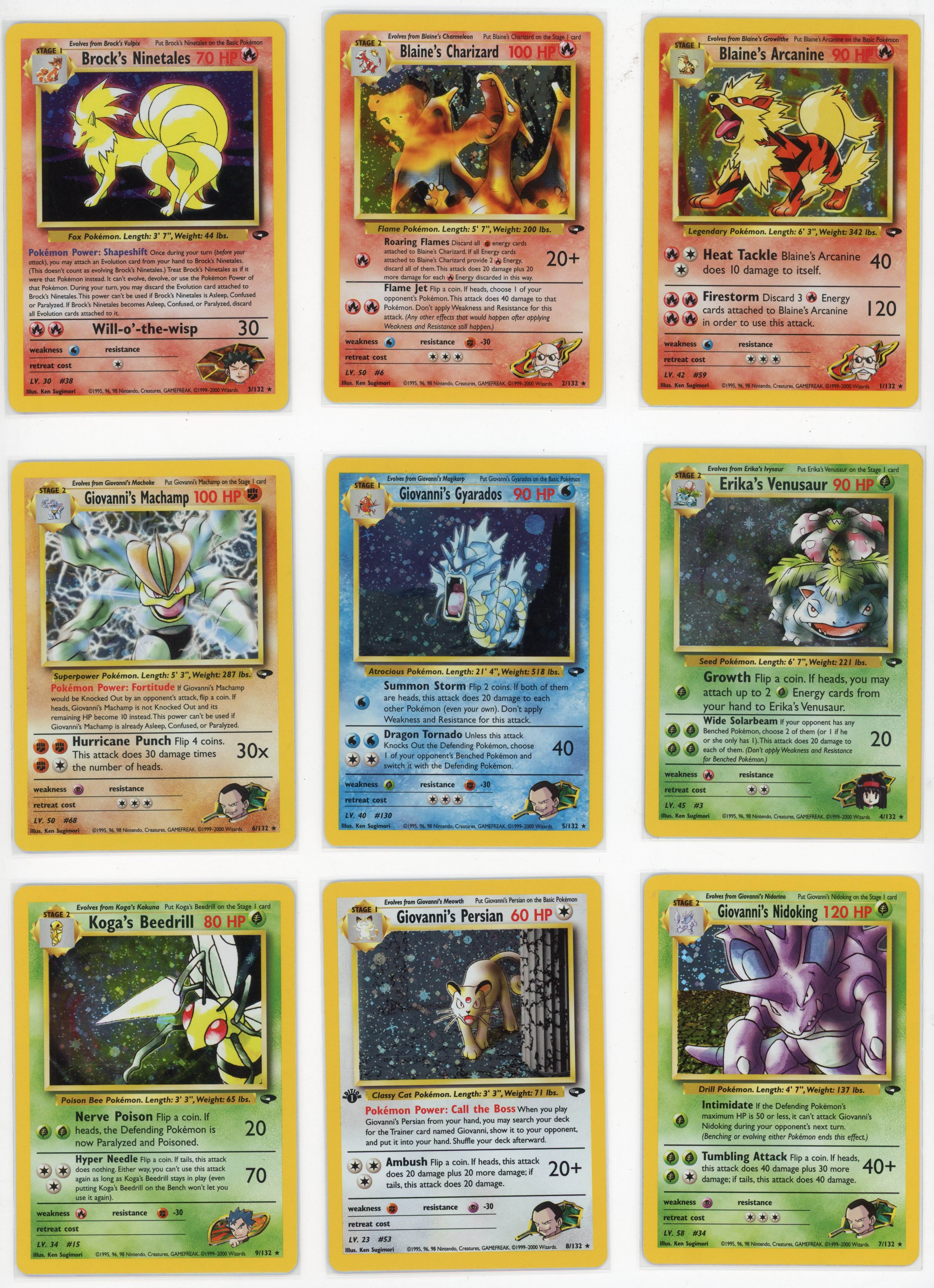 Complete Gym Challenge Set (2000) 132/132