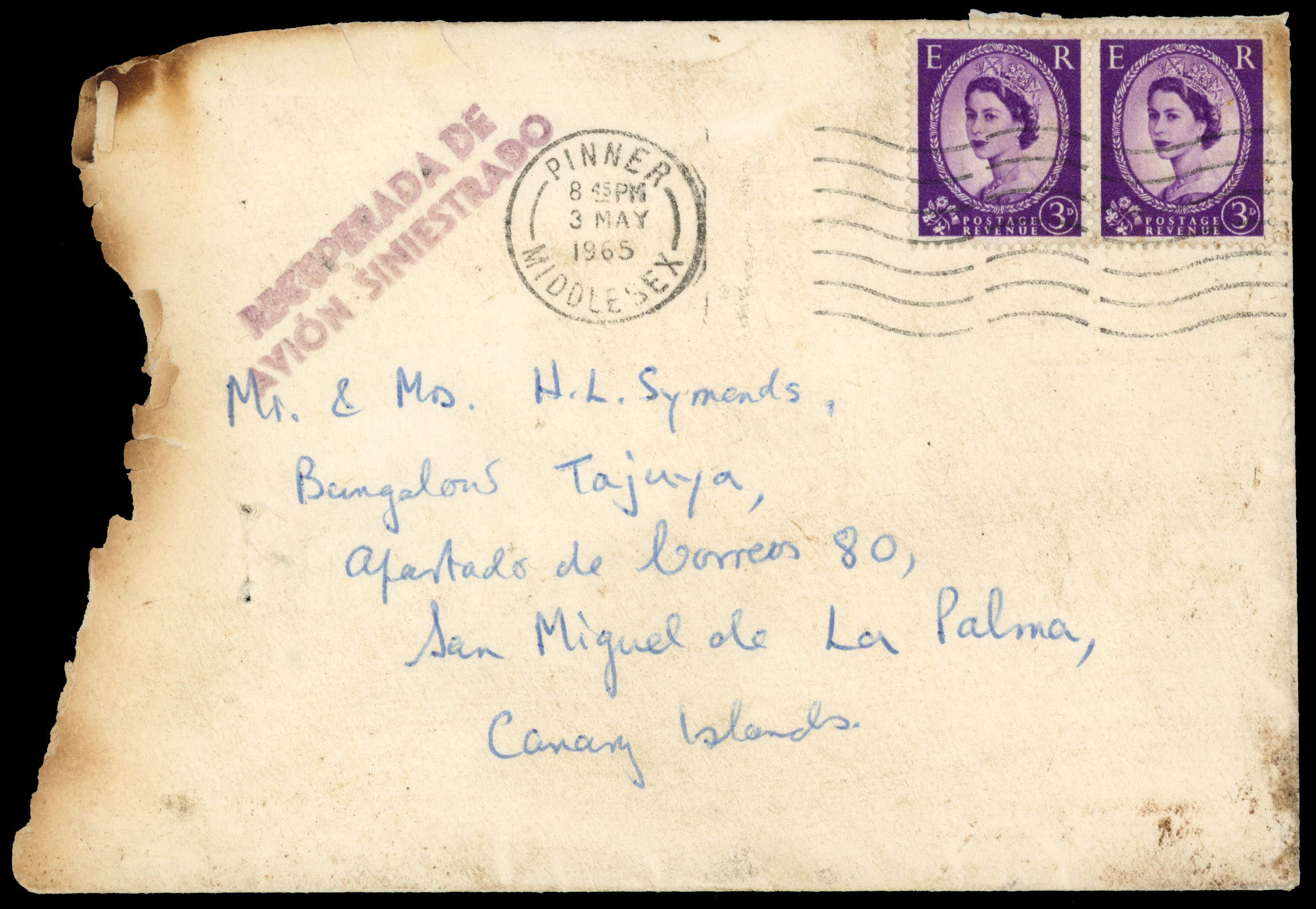1965 Tenerife crash cover 
