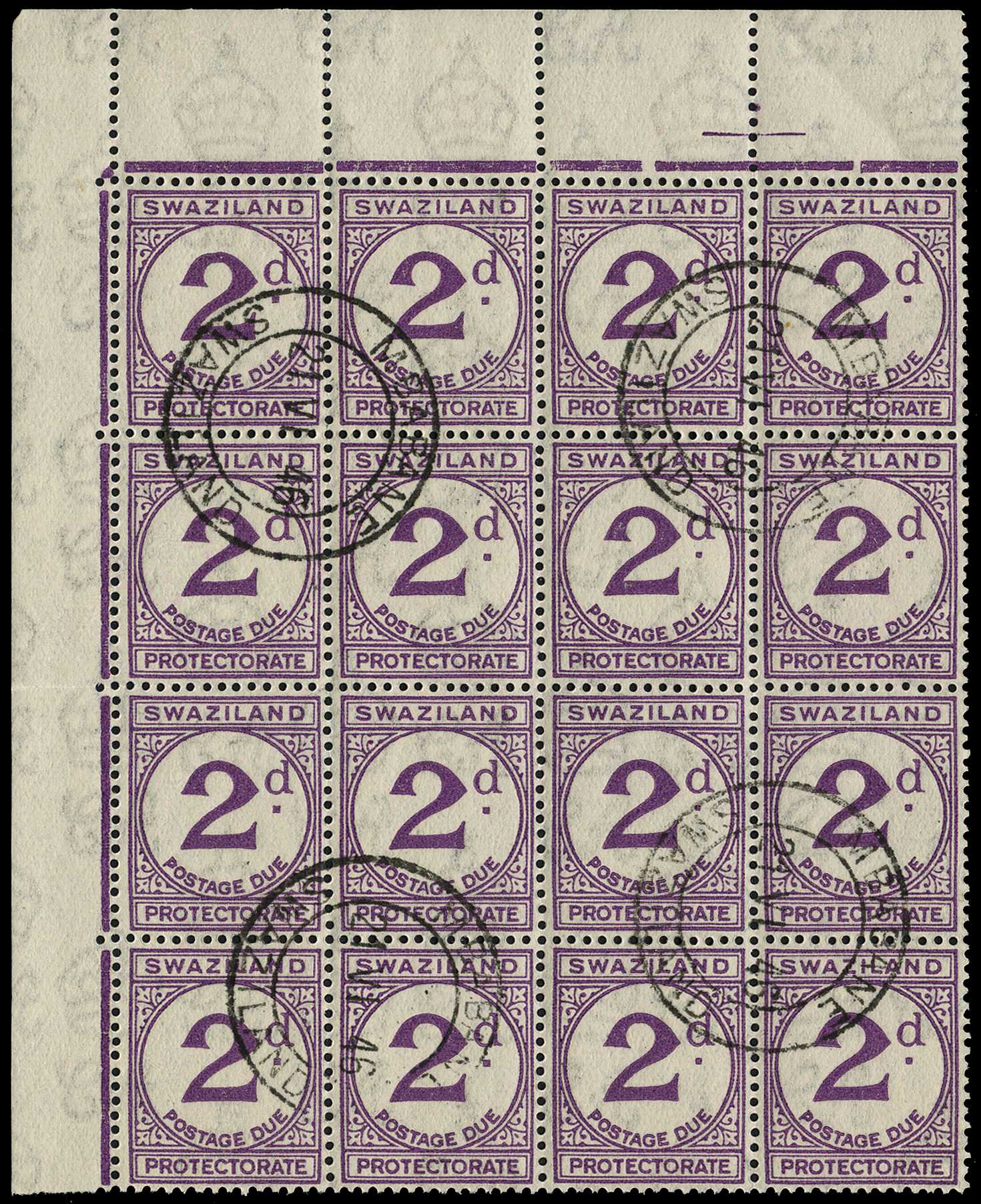 Postage Dues. 1946 printing of the 2d on...