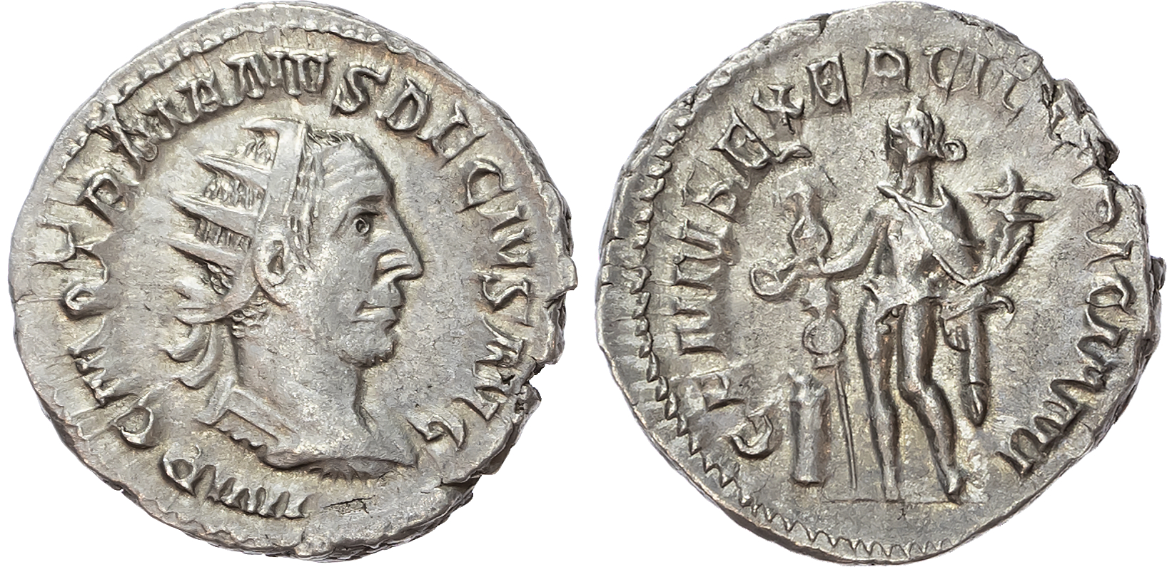 Trajan Decius (AD 249-251) AR Antoninianus, Rome, 4.73g. 