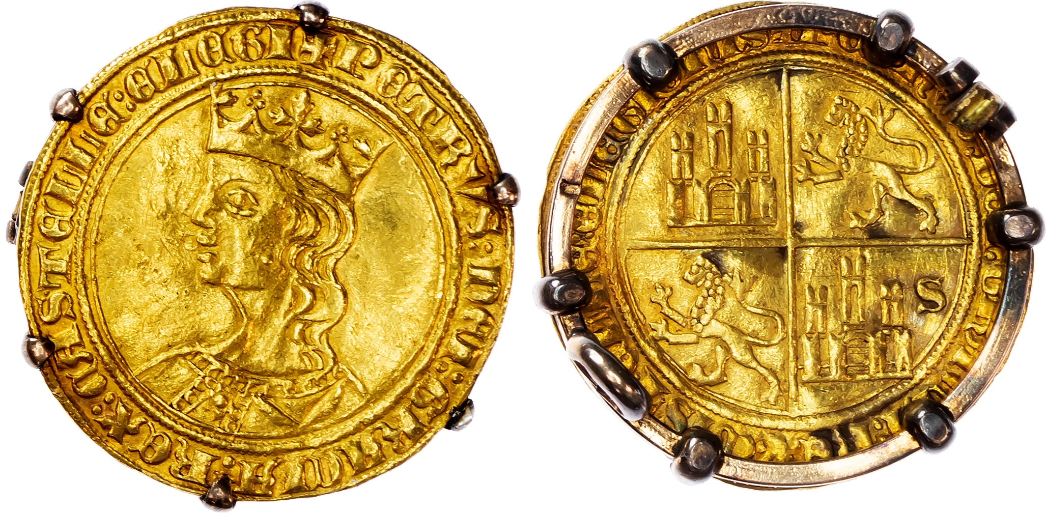 Spain, Kingdom of Castile and León, Pedro I (1350-1369), gold Dobla de 35 Maravedís