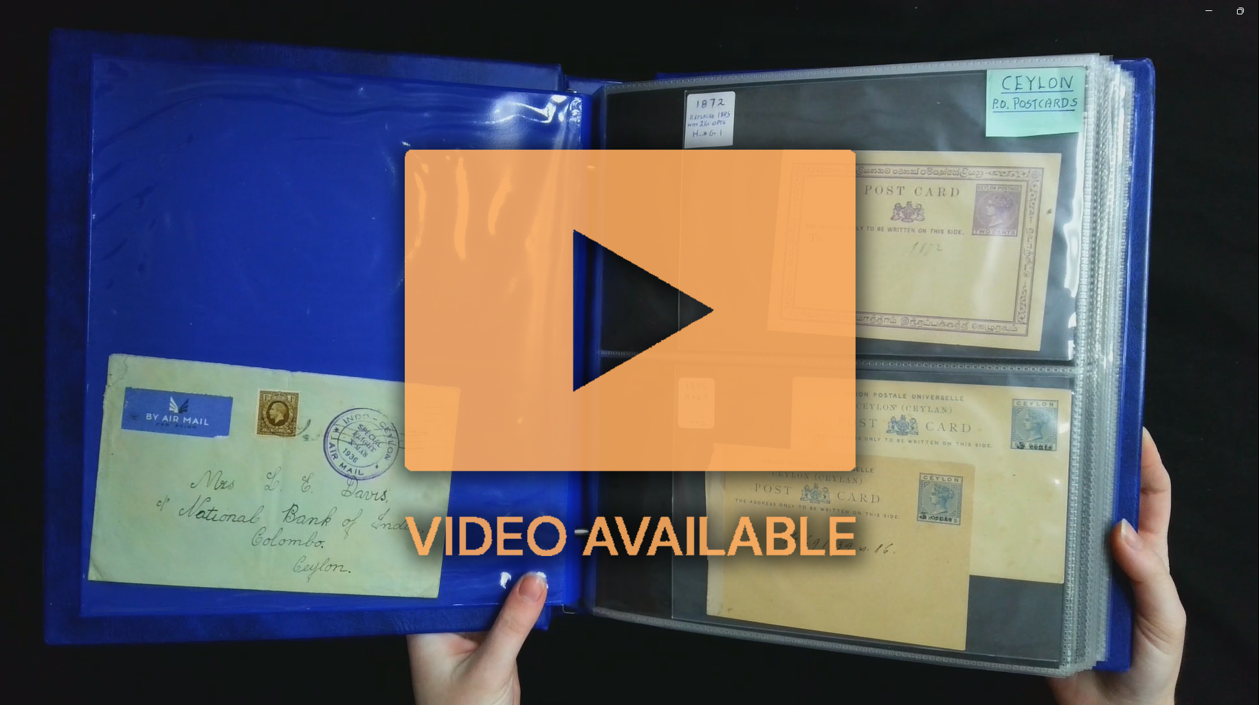 Ceylon Postal Stationery collection