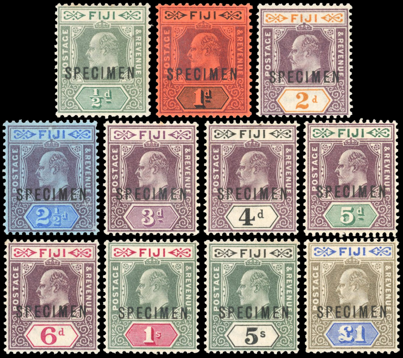 Fiji 1903 SPECIMEN set