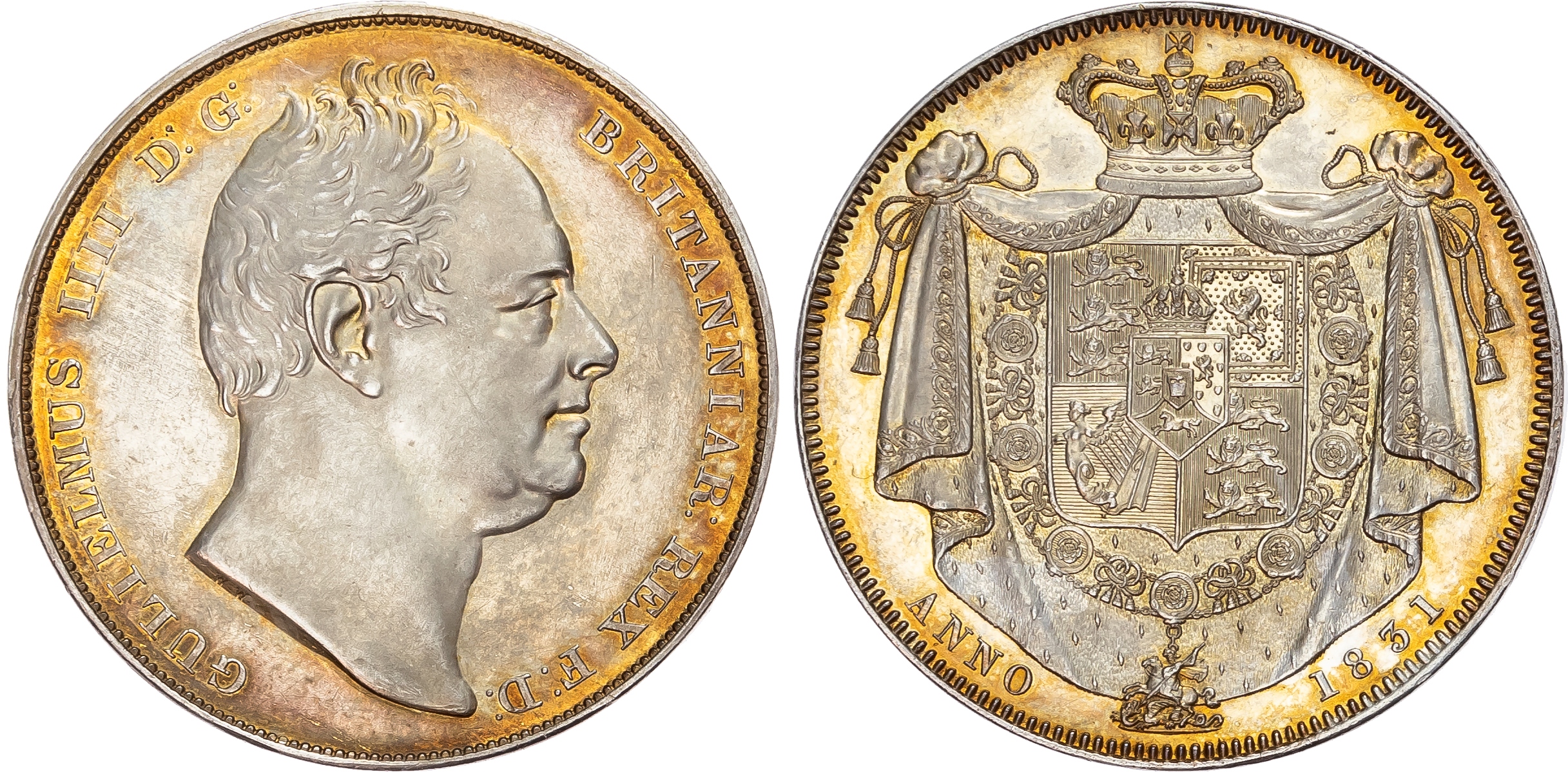 William IV (1830-37), Proof Crown, 1831