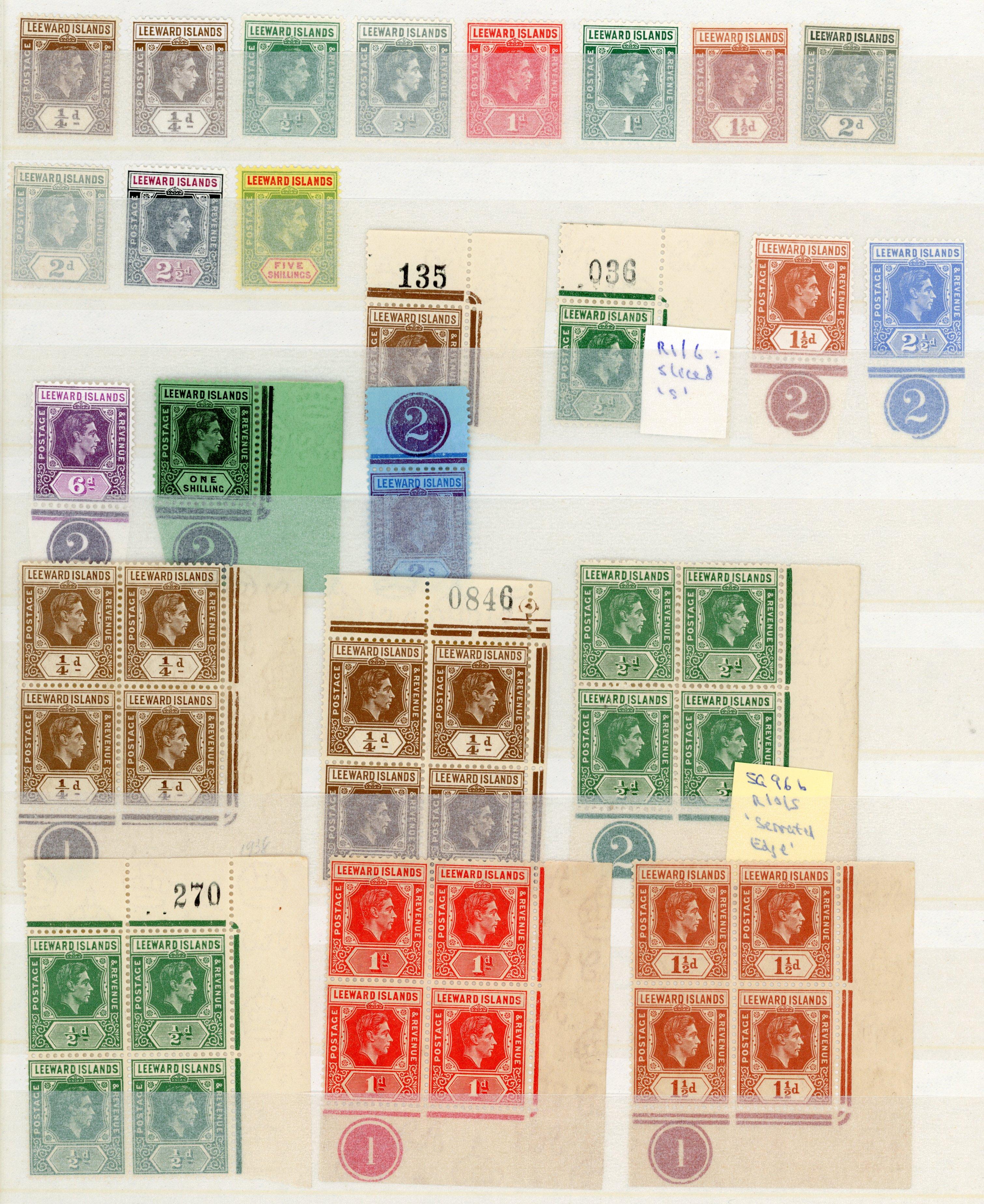 Leeward Islands KG VI balance mint