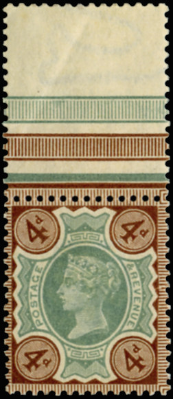 GB 1887  SG205wi Mint - Wmk. Inverted