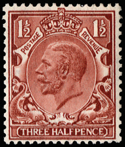 GB 1934 SG 441 1½d essay mint