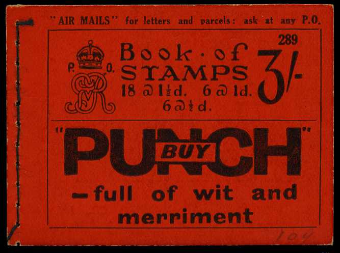 1935 (January) 3/- booklet (#289),...