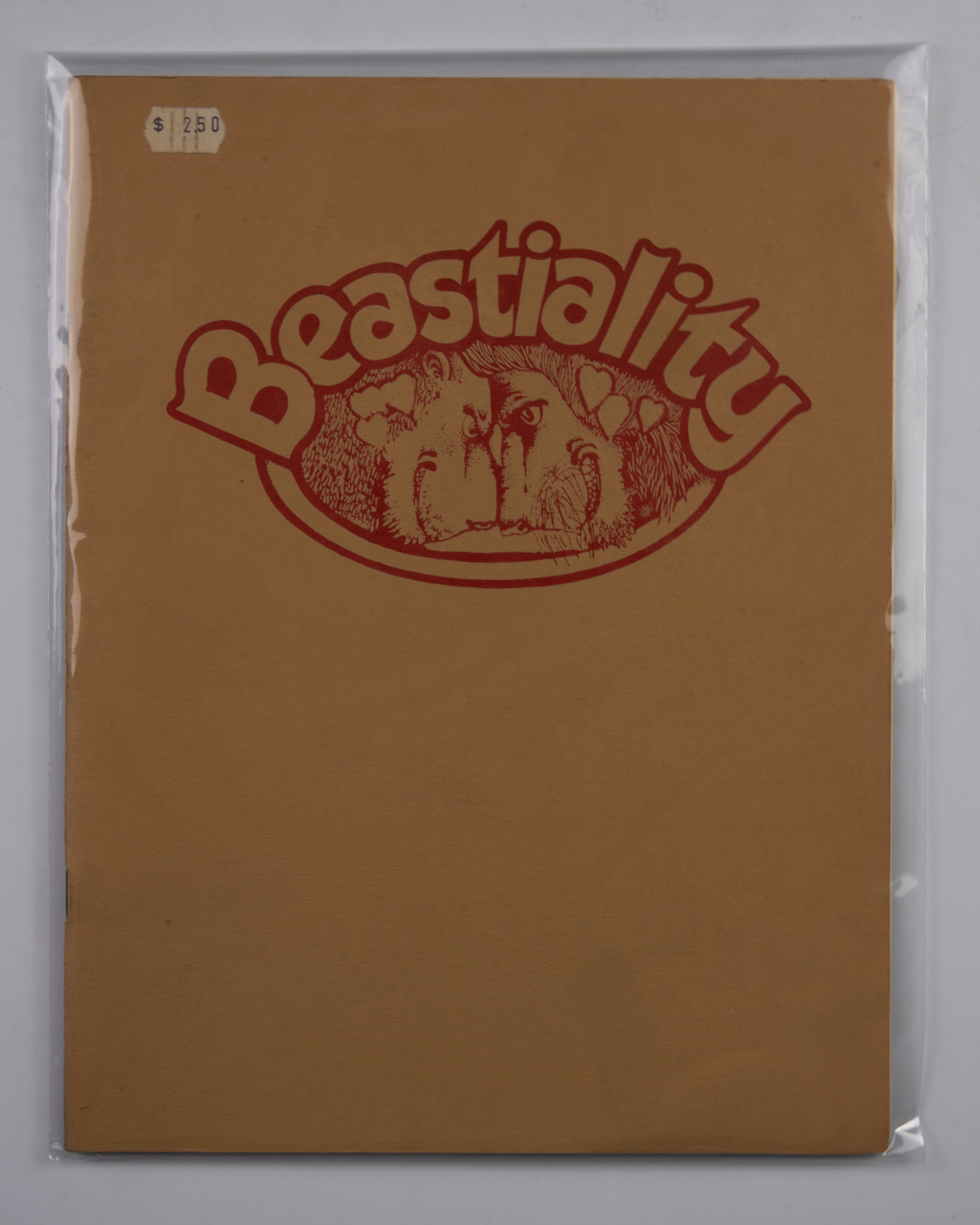 Beastiality #1 Underground Comix Joe Treacy Logo (Apandamandis Productions, 1976)