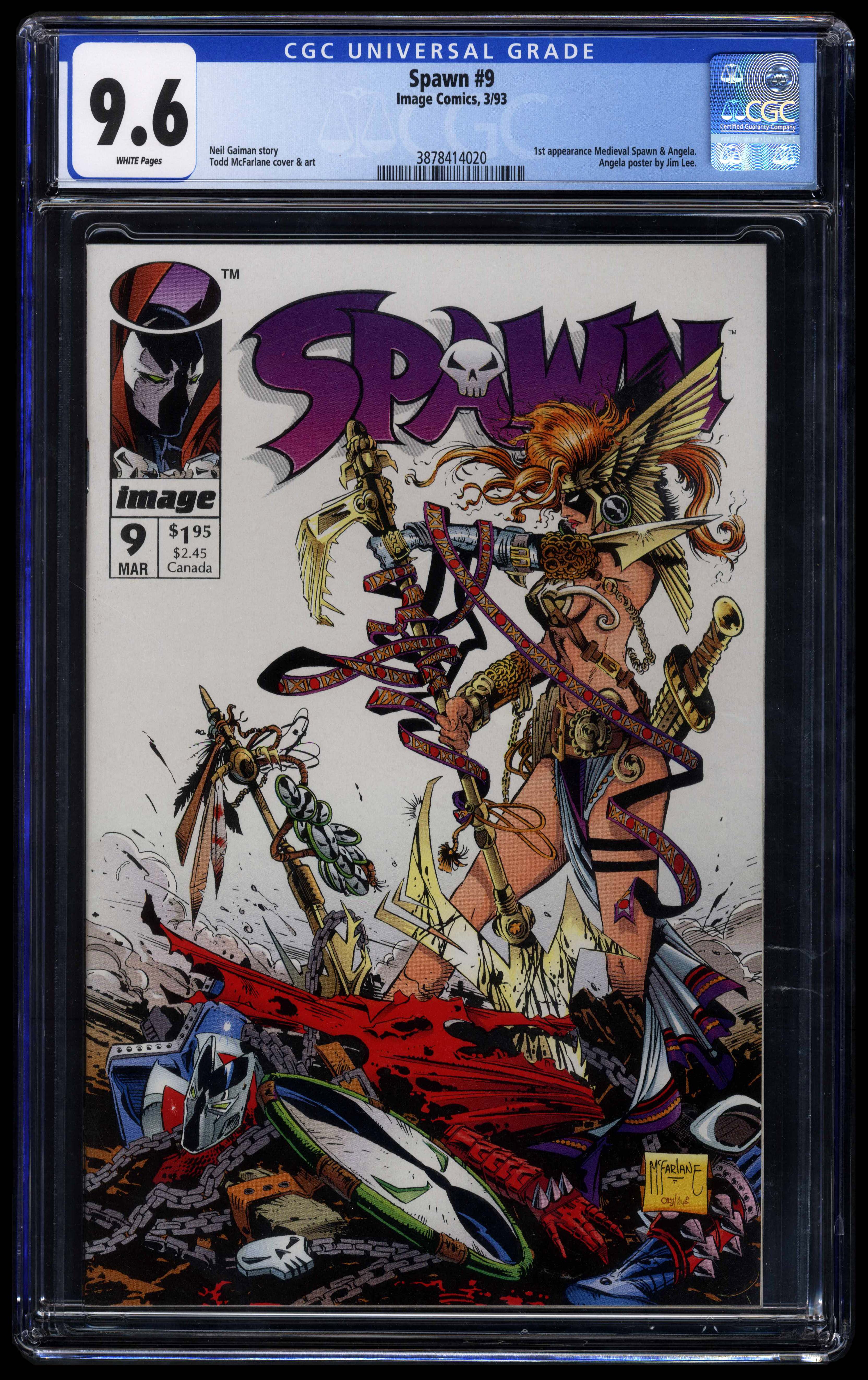 Spawn #9 (Image Comics 1993) CGC 9.6