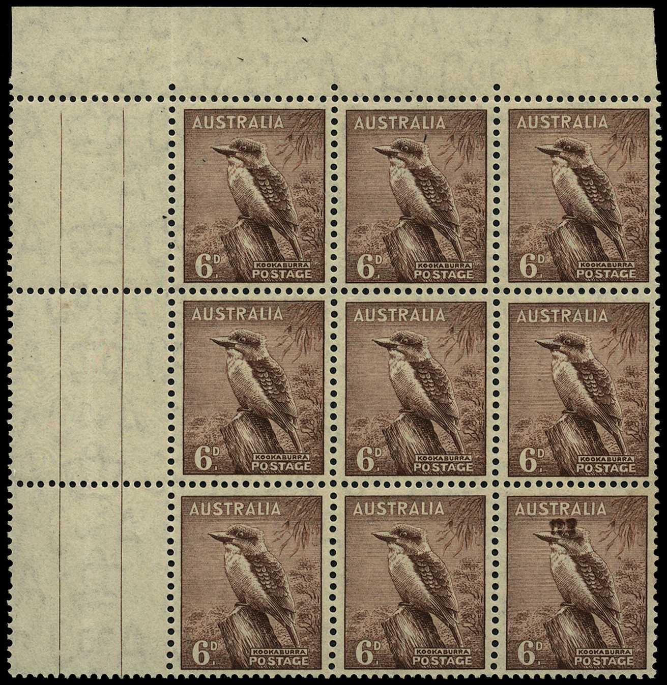 C of A Watermark: 1937-49 6d purple-brown...