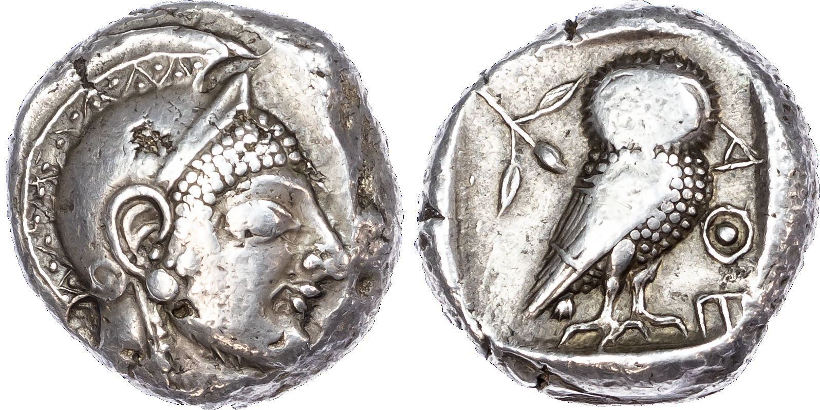 Attica, Athens (c. 500-480 BC) AR Tetradrachm, archaic style, 16.79g. 