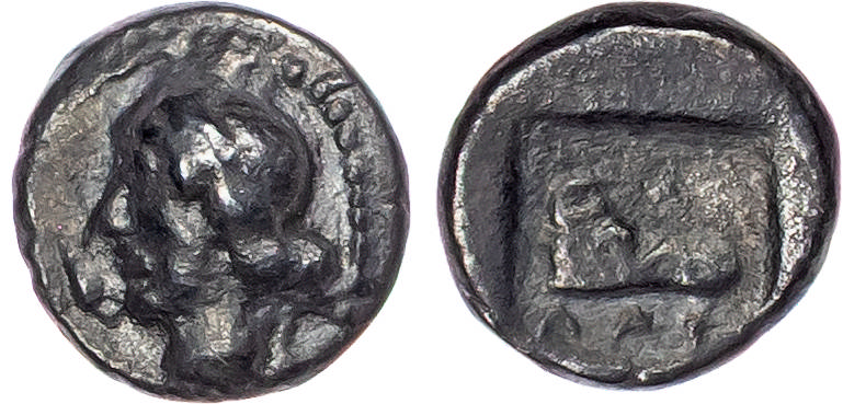 Thessaly, Larissa (c. 479-460 BC) AR Obol, 1.00g.