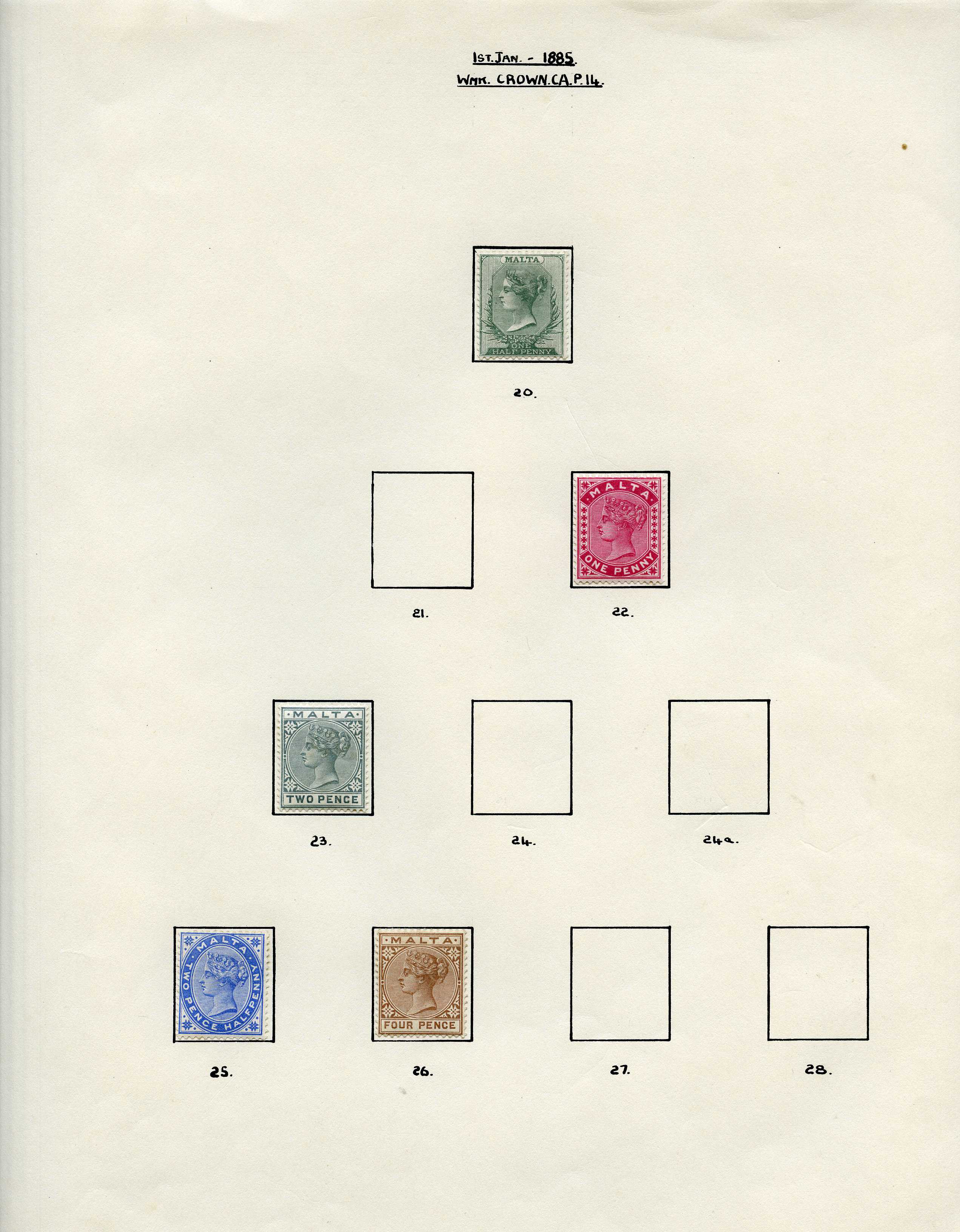 1885-1961 mixed mint and used collection...