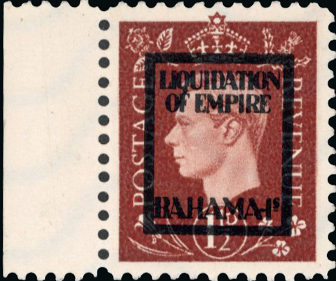 German Propaganda Forgeries; Bahamas set unused