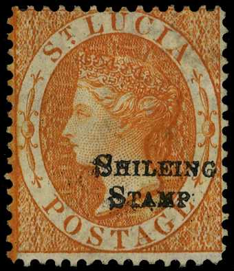 Postal Fiscal: 1881 1s orange wmk crown...