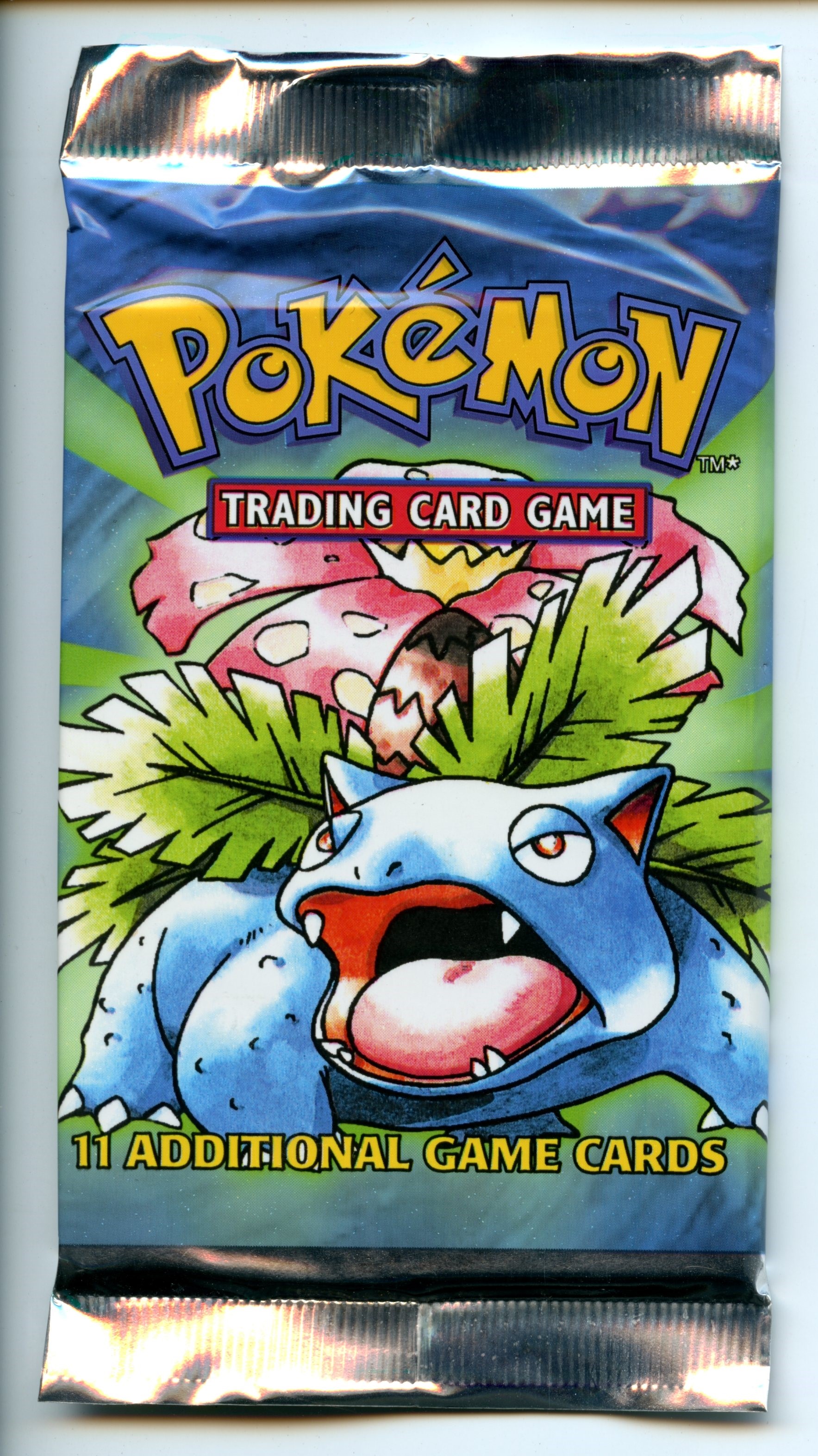 Pokemon TCG - Sealed Venusaur Artwork Base Set Booster Pack Sealed - Base Set - Sealed