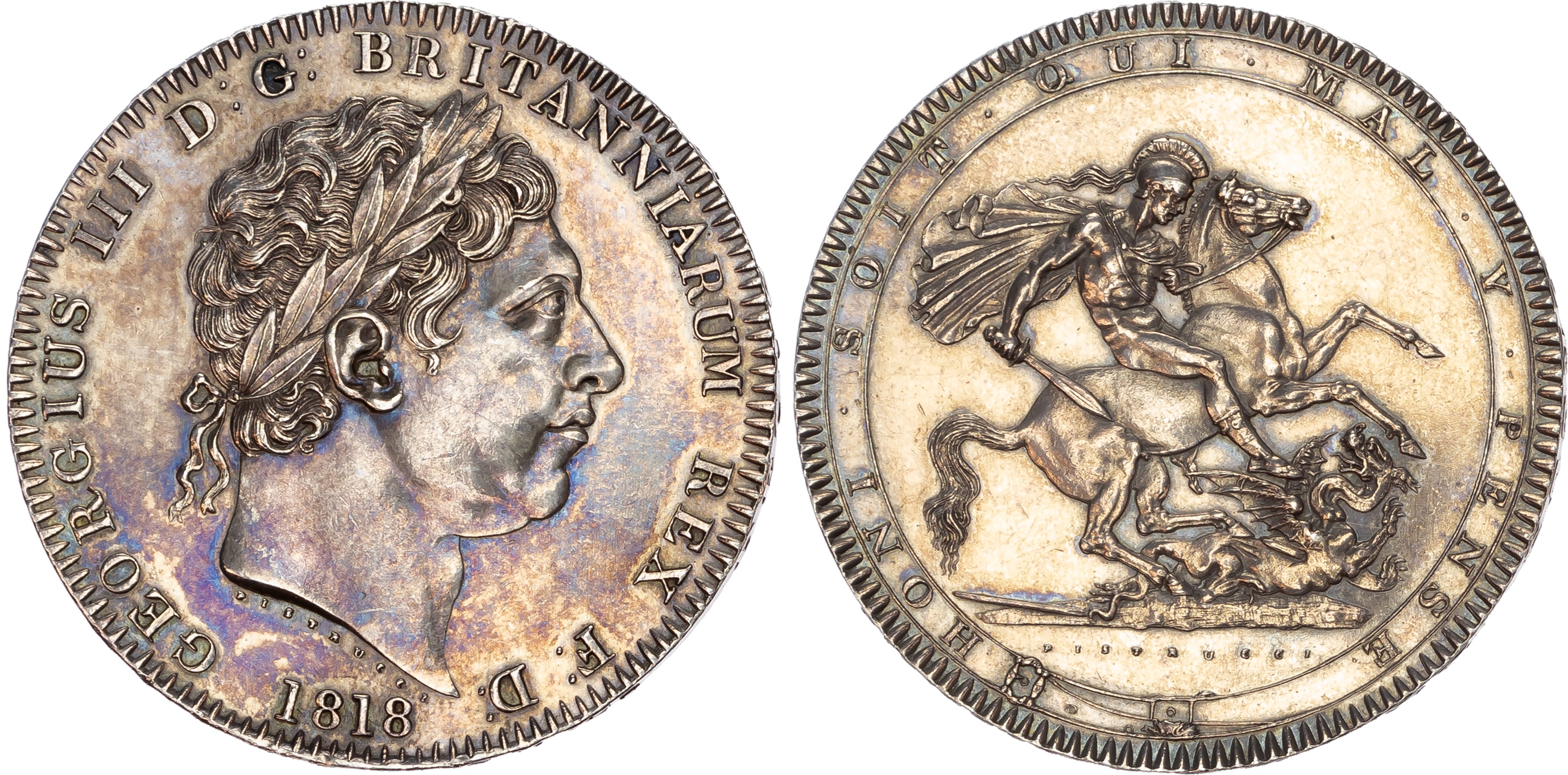 George III (1760-1820), Crown, 1818 LIX