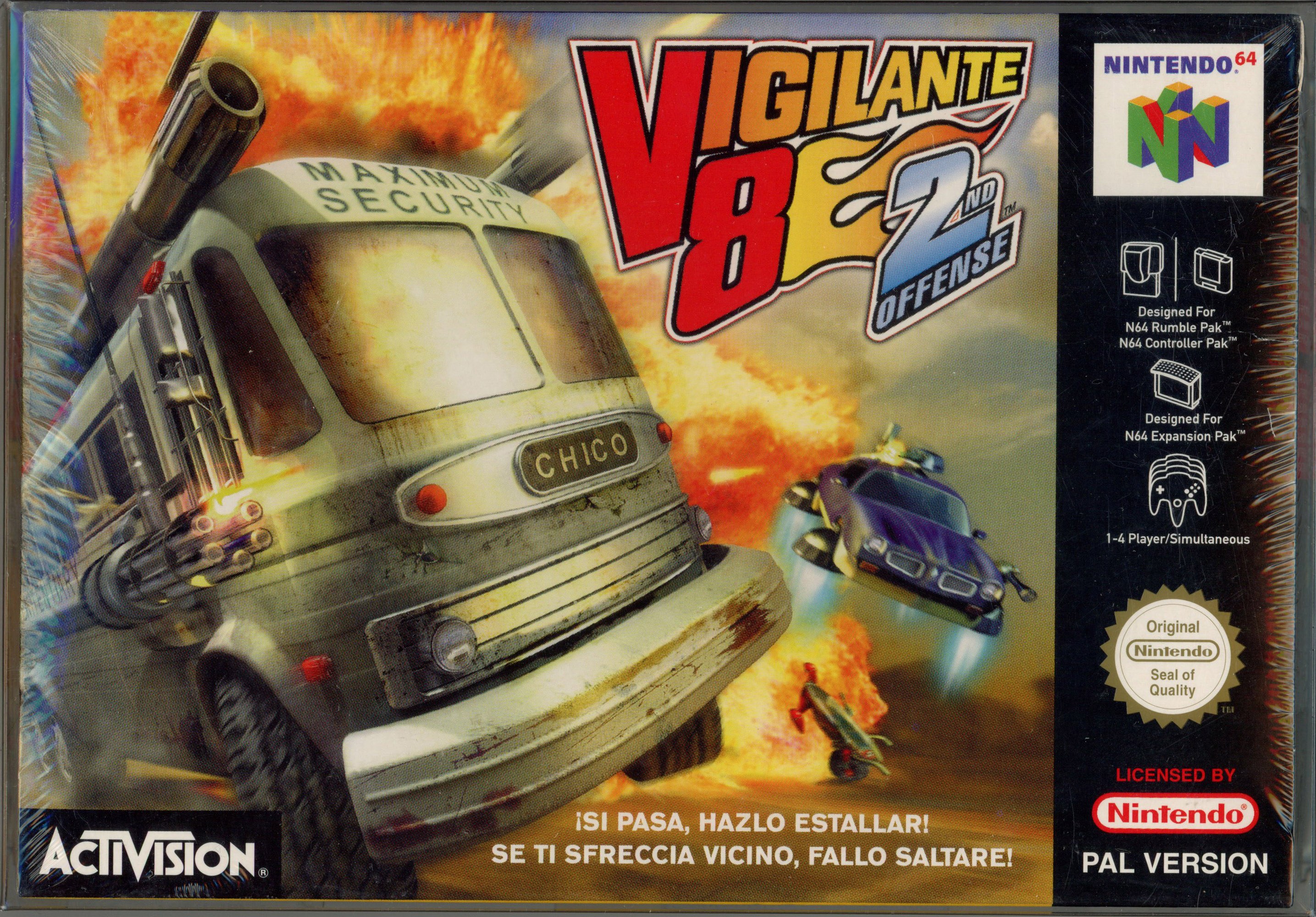 Nintendo - Vigilante 8 2nd Offense - N64 - Sealed 