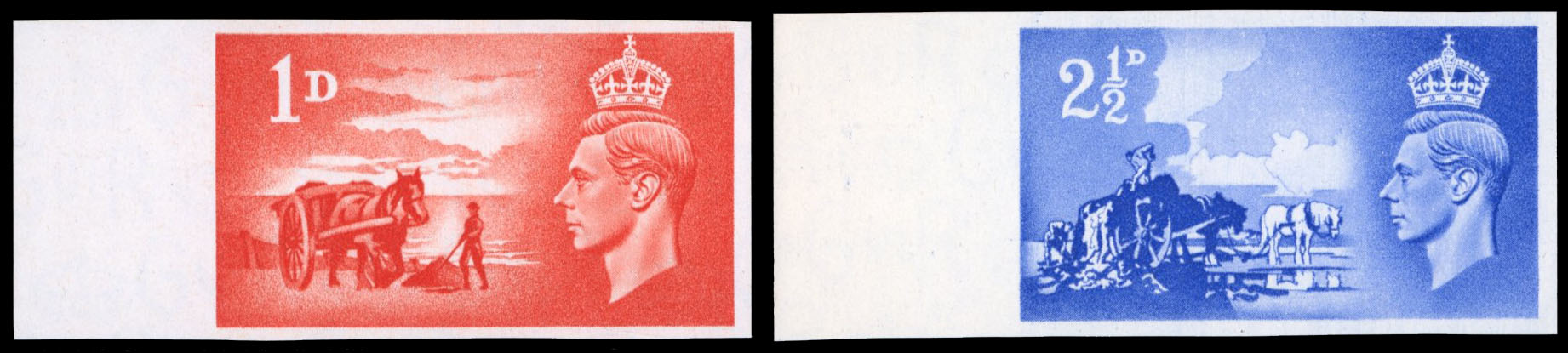 GB 1948 SG C1-2 imprimaturs