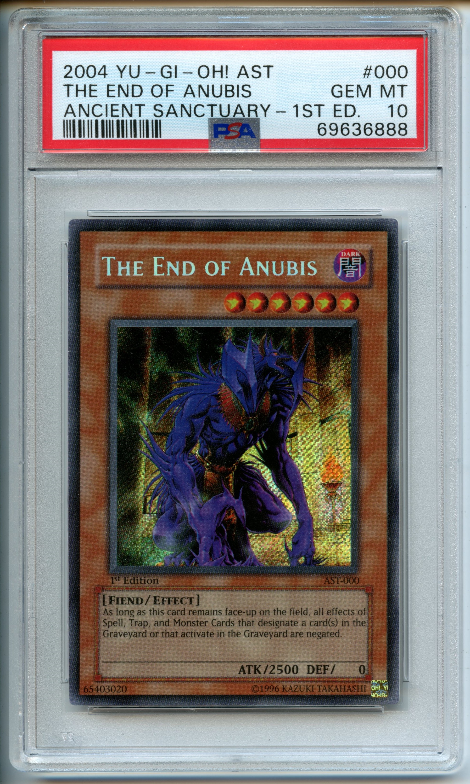 Yu-Gi-Oh! - The End of Anubis 1st Edition  - Ancient Sancturary  - PSA 10