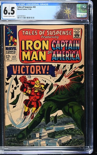 Tales of Suspense #83 CGC 6.5 1st appearance of the Tumbler (Marvel Comics, 1966) Off-white to white pages