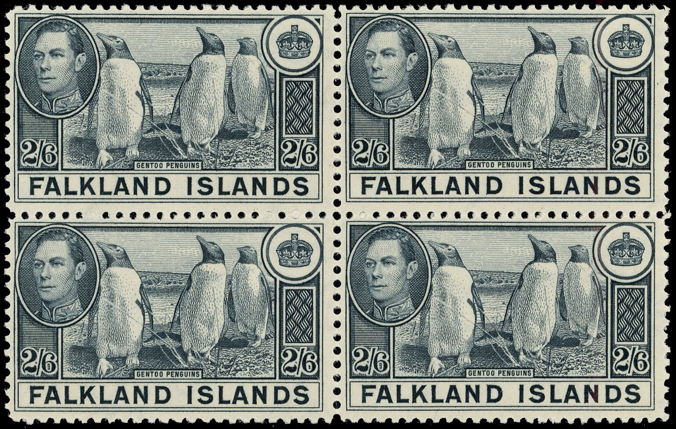 Falkland Is SG 160 block mint
