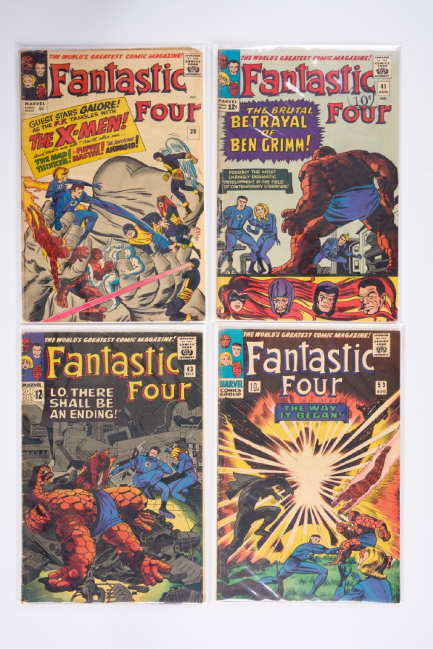 Fantastic Four Silver Age 1st appearance of Klaw and Iconic Comic Stories (Marvel Comics, 1964-67) Bundle of 6