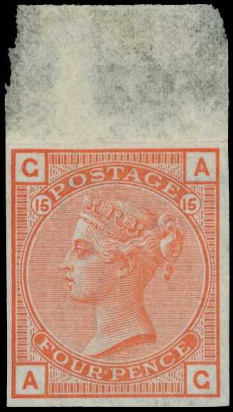 1876 4d vermilion Plate 15 (AG), top...