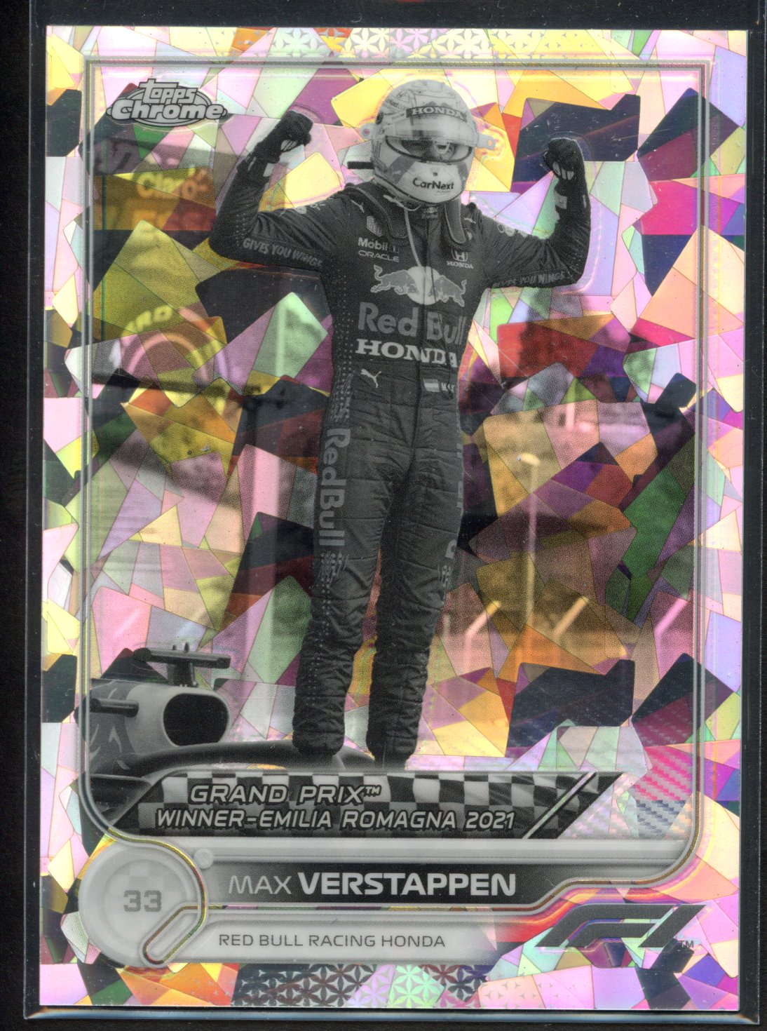 <p>2022 Topps Chrome Sapphire Edition Max Verstappen #152 Black and White</p>