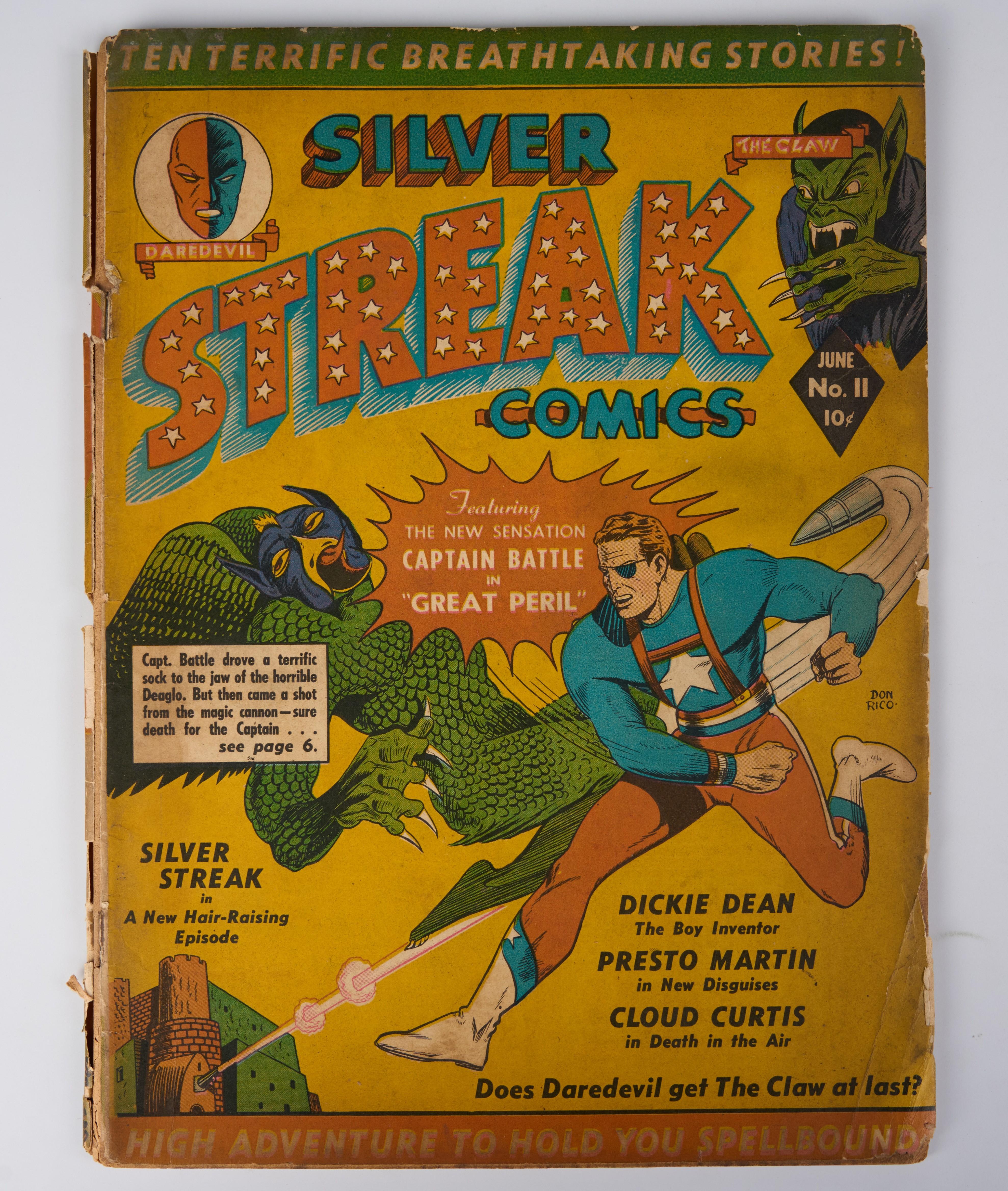 Silver Streak Comics #11 1st Appearance and Origin of Mercury (Lev Gleason, 1941)