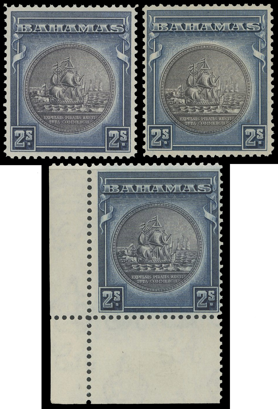 Bahamas 1931-46 Great Seal range