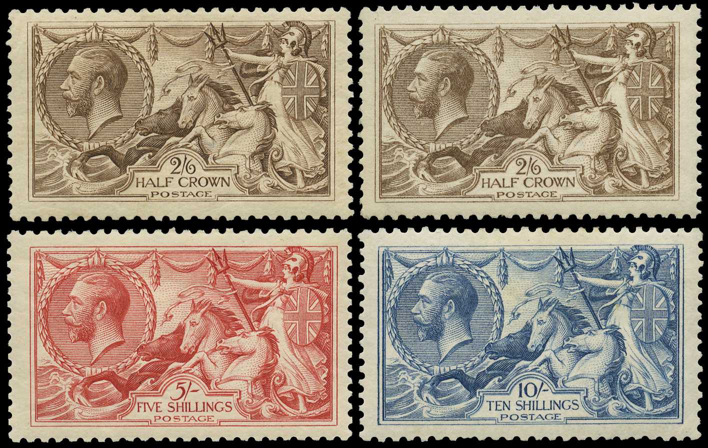 1918-19 Bradbury, Wilkinson printings, basic...