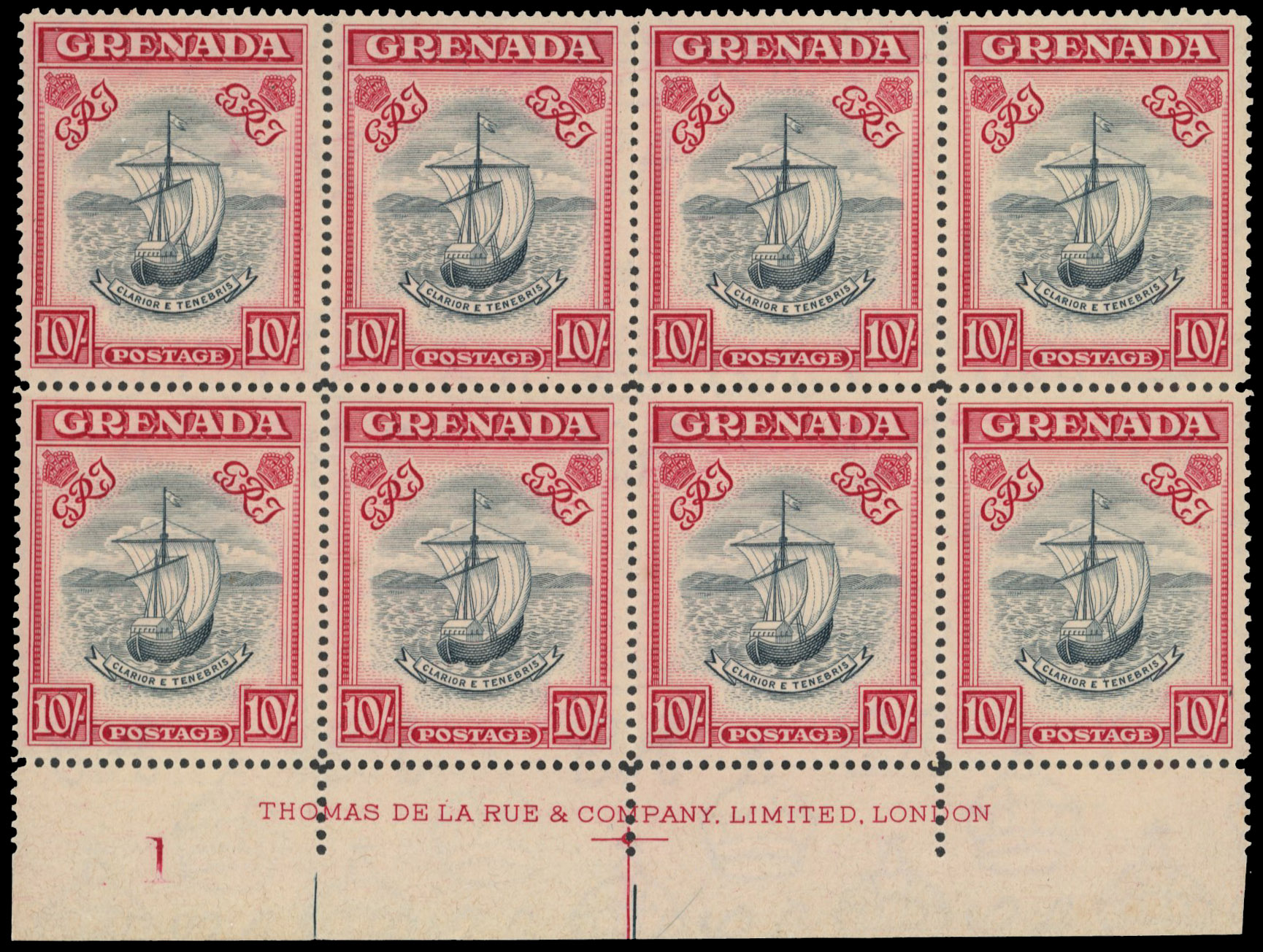 Grenada SG 163e block mint