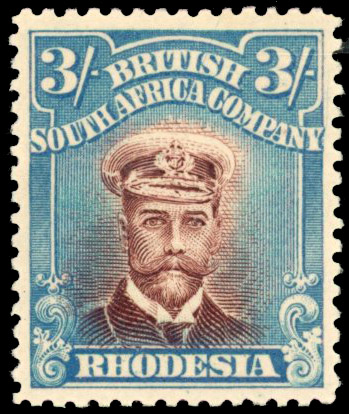 Rhodesia 3/- SG 255m Head Die IIIA mint