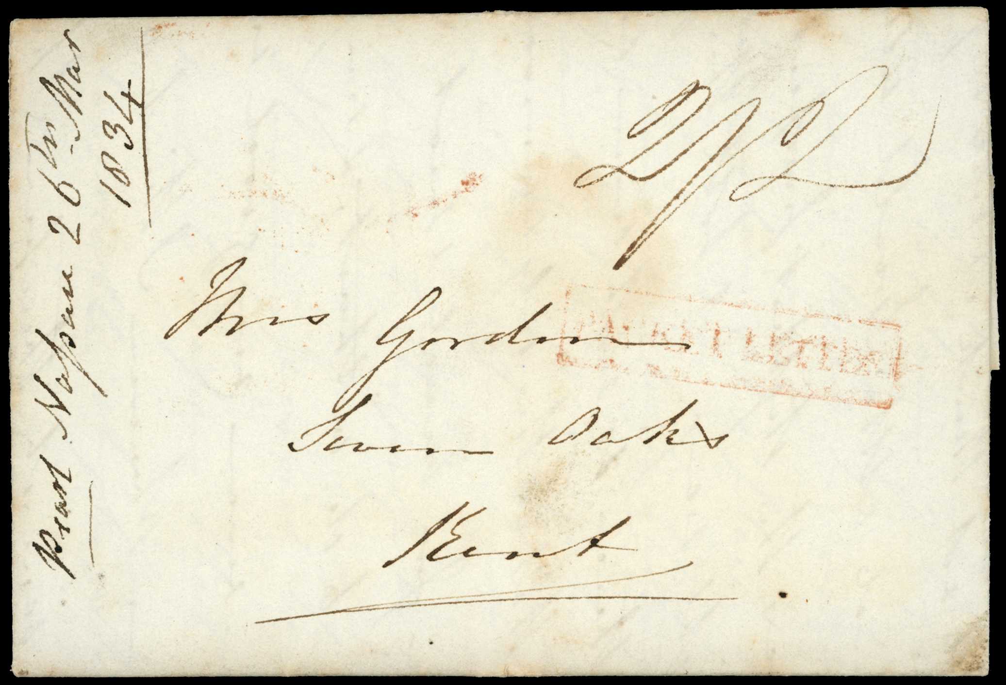 1834 Entire written by the Captain of the...