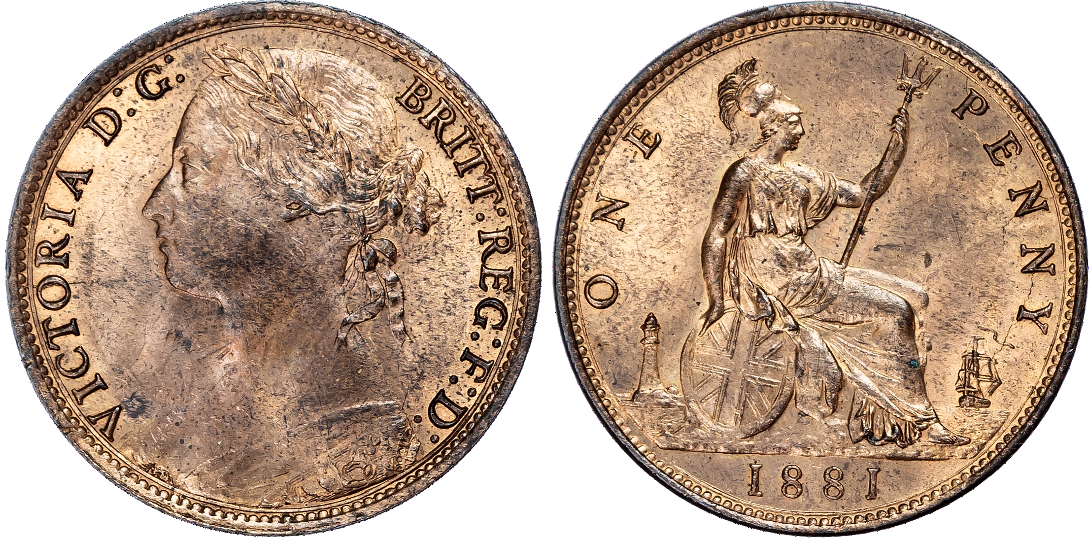 Victoria (1837-1901), Penny, 1881