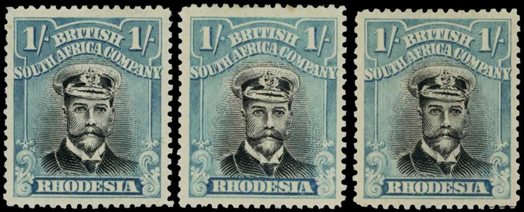 1922-3 1/- Head Die IIIB, perf 15, white...