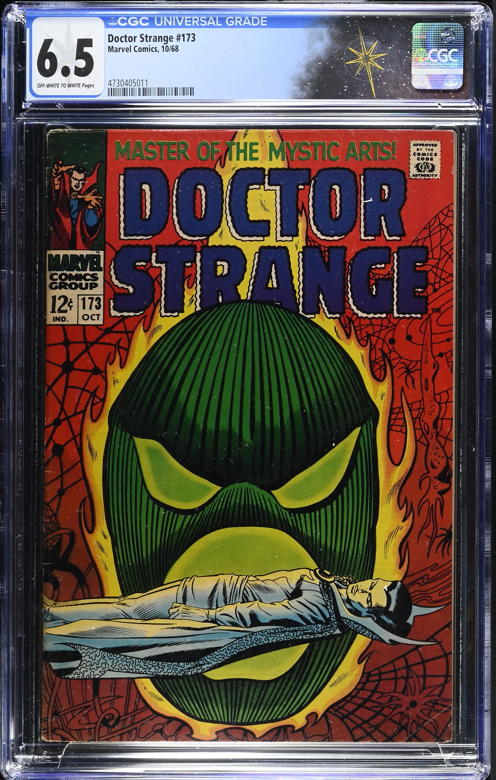 Doctor Strange #173 CGC 6.5 Dormammu and Umar Cover by Dan Adkins (Marvel Comics, 1968) Off-White to White Pages
