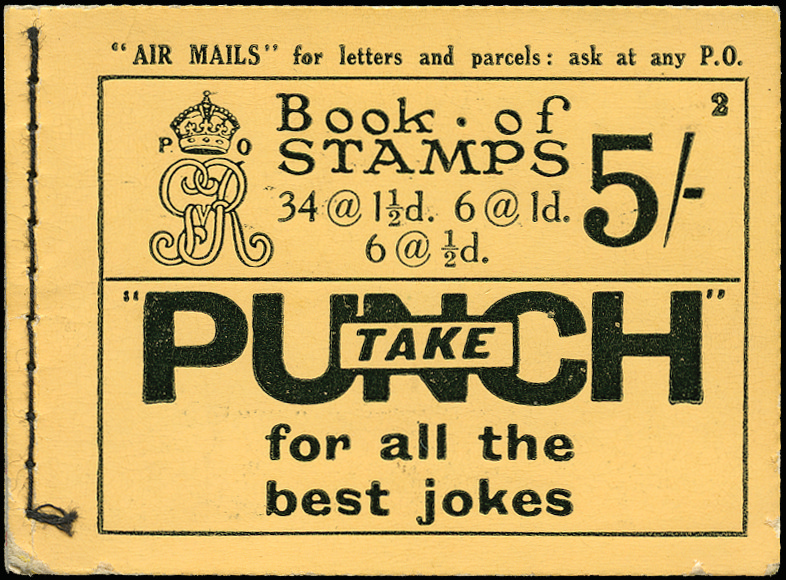SGBB34 1932 5s Booklet (Edition No.2).