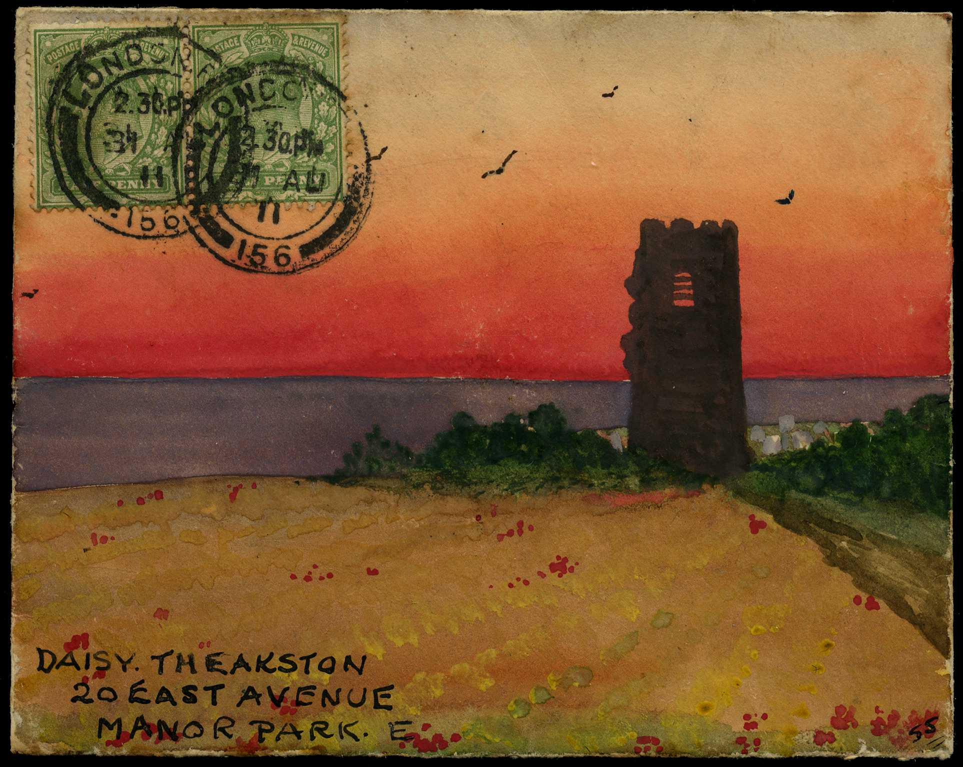 ILLUSTRATED ENVELOPE: 1911...
